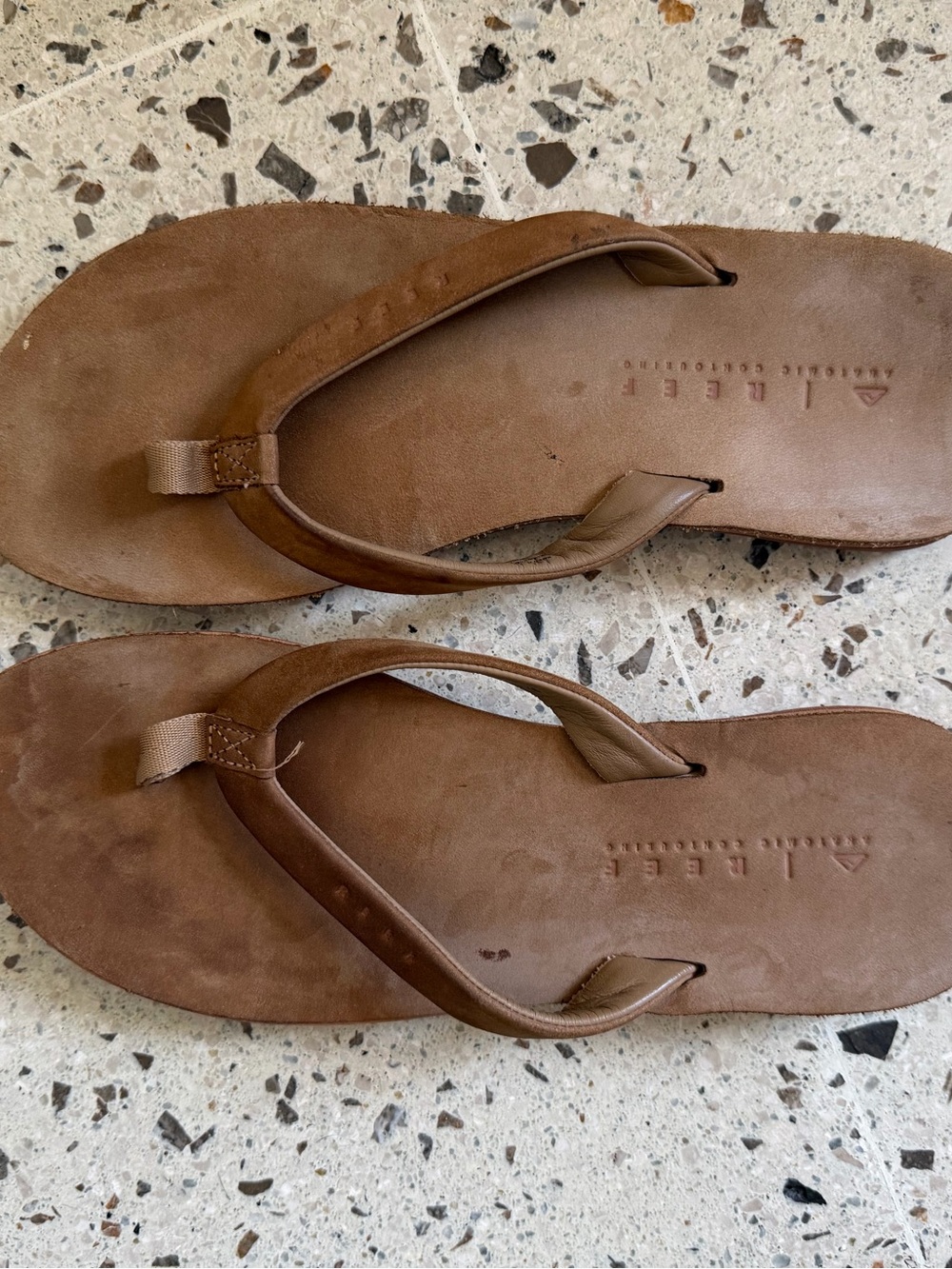 Reef leather size 8